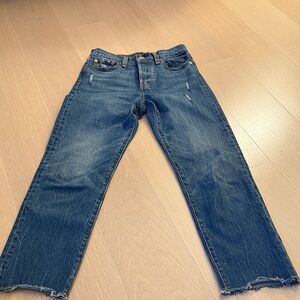 Levi's Women's Straight Crop Jeans